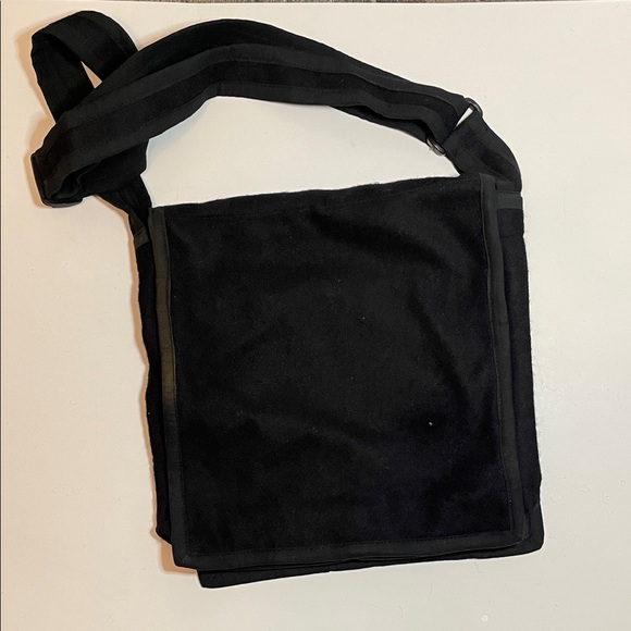 Black Buddha Eye Embroidery Crossbody Messenger Bag Goth Boho Indie Mystical Y2K - Picture 9 of 13